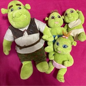 Build-a-Bear Shrek the Third with 3 babies